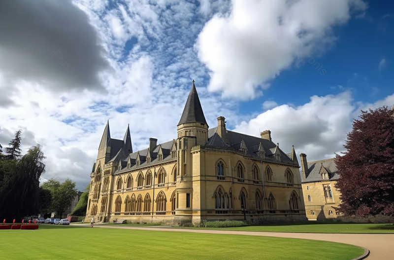 古典著名的英国牛津大学建筑物外部实拍摄影图,高清,摄影图,摄影图片,图片大全,摄影图免费下载